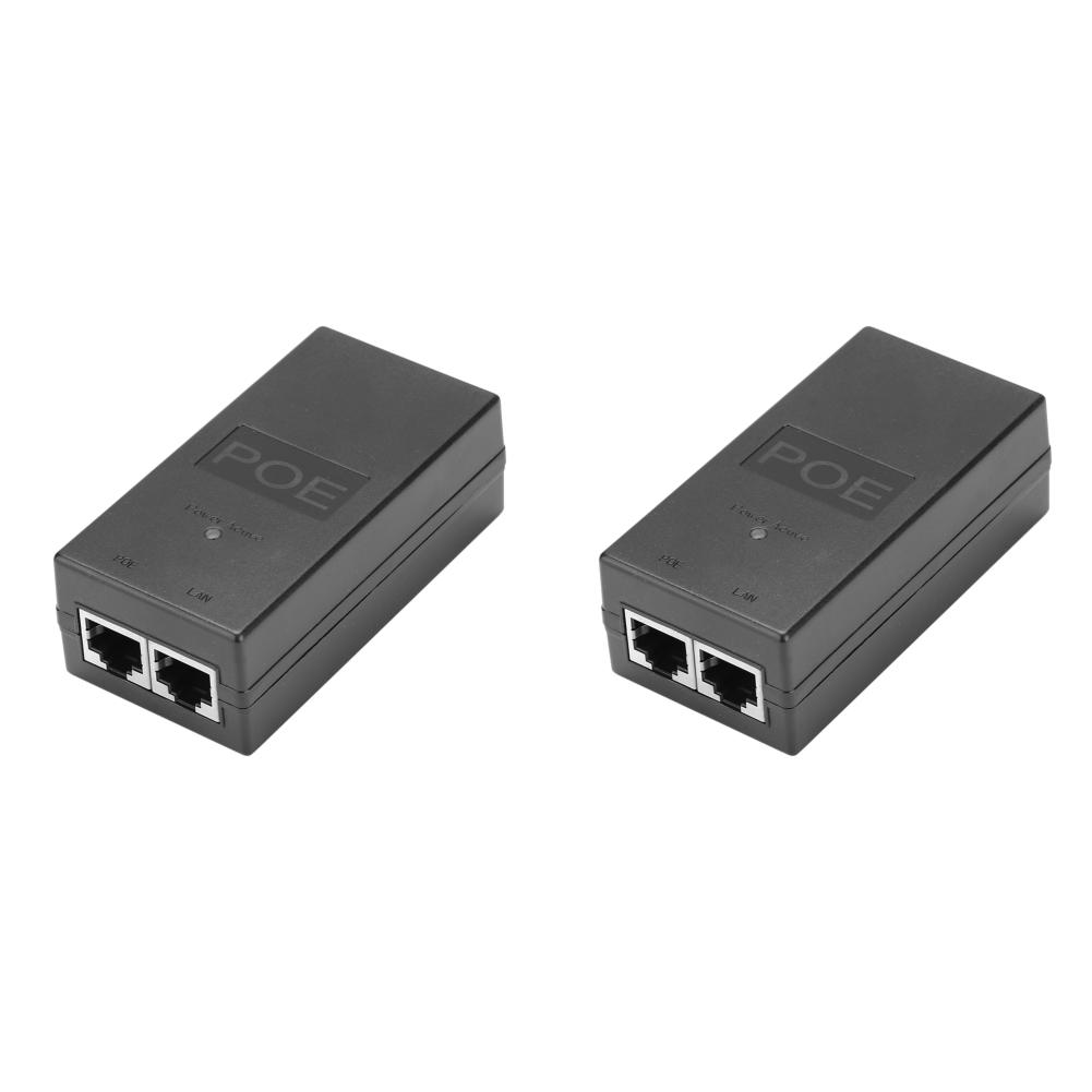 Адаптер питания POE DC 24 В 0,5 А 24 Вт Настольный POE-инжектор Адаптер Ethernet Видеонаблюдение CCTV Адаптер AC/DC Аксессуары