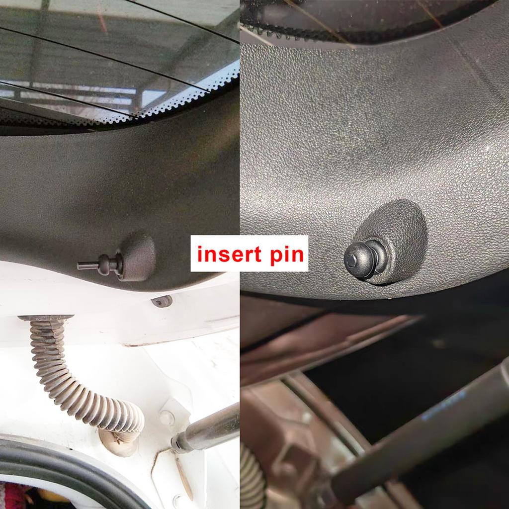 4x FOR CITROEN SAXO C2 C3 XSARA Picasso DS3 XM Rear Boot Trunk Parcel Shelf Cord Strap String Clips Mounting Hook Bracket 699218