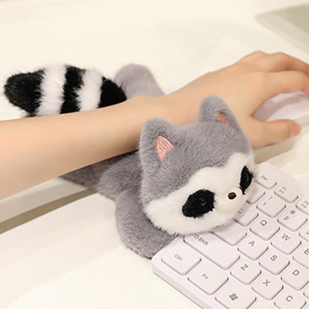 Wrist Pad Sitting Animals Plush Animals Animal Plush Doll Stuffed Toy Raccoon Plush Toy Children