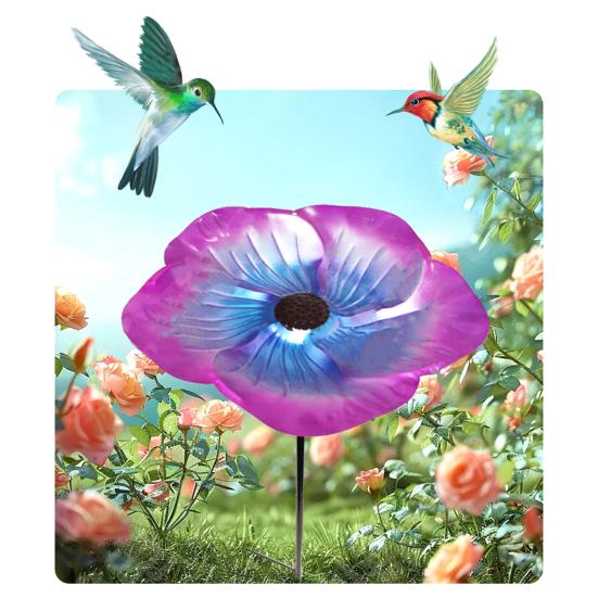 Кормушка для птиц с металлическим колышком, простая установка, устойчивая к погодным условиям, регулируемая по высоте, декоративная подставка для кормушки для птиц