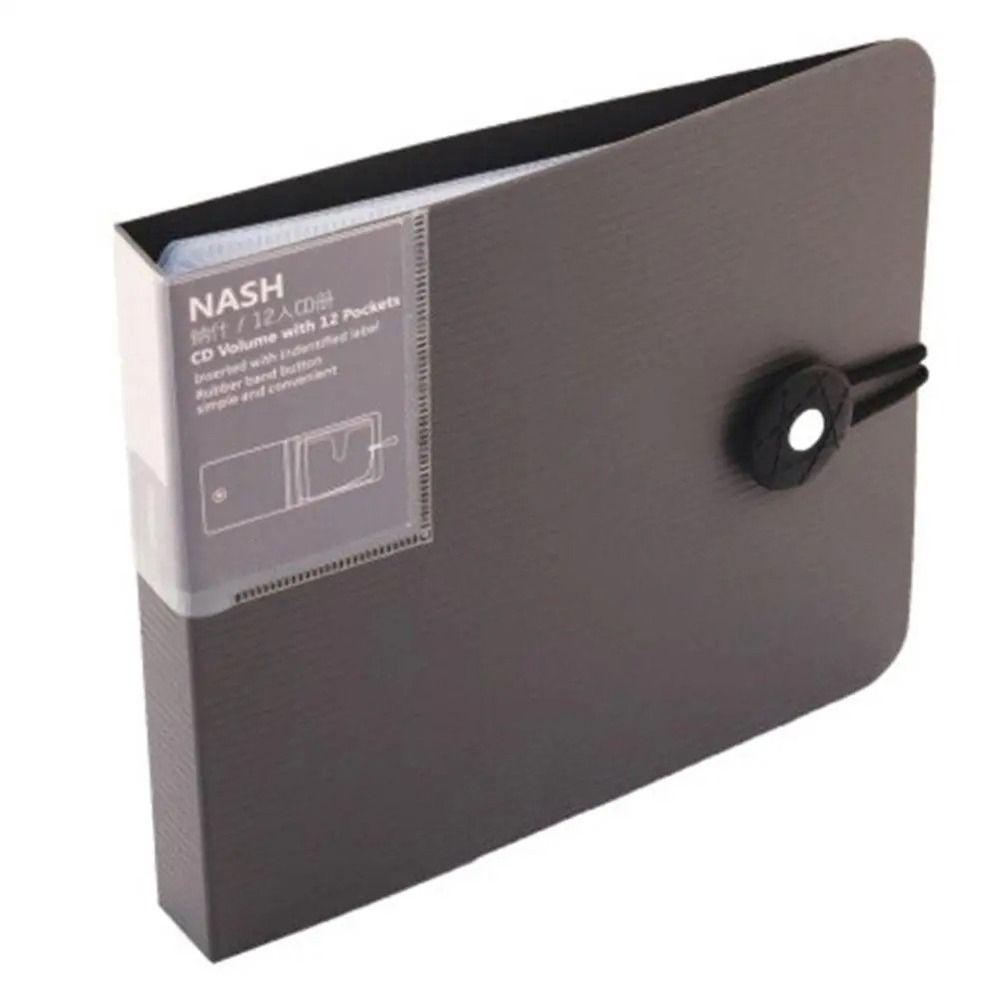 With Buckle DVD Holder Transparent CD Sleeve CD Box Bag CD Storage Case  DVD Organizer