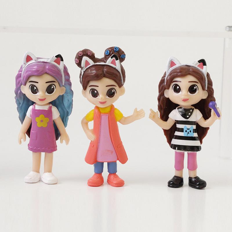 ПВХ Фигурки Габби Кукольный домик Модель Игрушка Настольное украшение Аниме Подарок