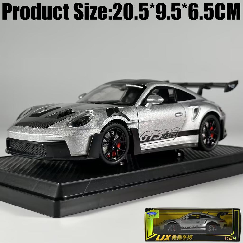 1:24 Porsche 911 GT3 RS 992 Generation GT Sports Car Alloy Metal Diecast Model Car Home Decoration & Computer Desktop Ornaments