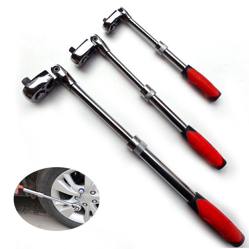 1/4 1/2 3/8 72-Tooth Carbon Steel Retractable Ratchet Wrench Automatic Quick Release Spanner Multifunctional Hand Tool