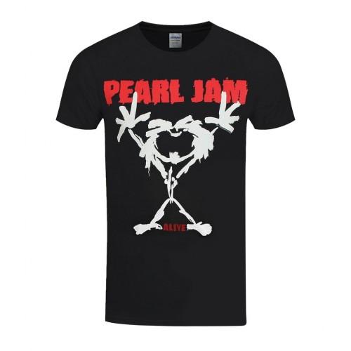 PEARL JAM Unisex Adult Stickman T-Shirt