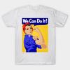 T Shirt Women We Can Do It Poster Harajuku Print Kawaii Tshirt Summer Short Sleeve Female T-Shirt Top Tee