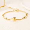 Andara Copper Beads Women Bracelet Apparel Accessories Korean Style Bracelet Sand Gold Bracelet