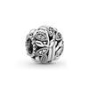 925 Sterling Silver Openwork Paw Print Infinity Charm Bead Fit New Bracelet Necklace Jewelry Gift For Women 