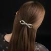 Temperament Crystal For Girls Bow Hairgrip Women Spring Clip Small Hair Clip Korean Ponytail Holder