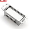 NAIERDI 4/6/8 Pack Magnetic Door Catch Stainless Steel Silver Kitchen Cabinet Catches Magnet Latches for Door Cupboard Closures