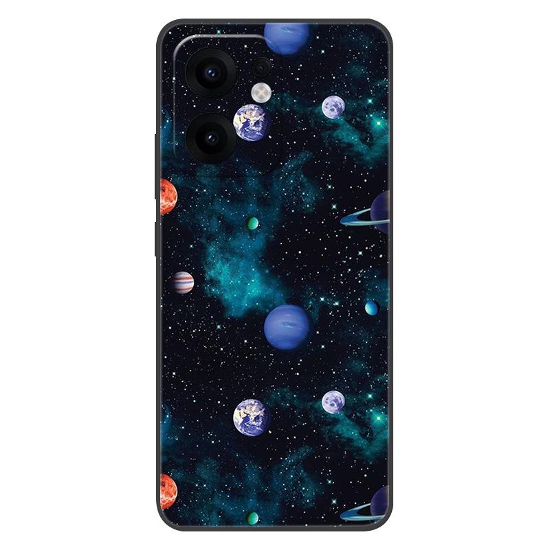 For OPPO Reno13 F Case 13F Flowers Silicone Soft TPU Back Cover For OPPO Reno 13F 5G Case CPH2699 Coque Shockproof Fundas