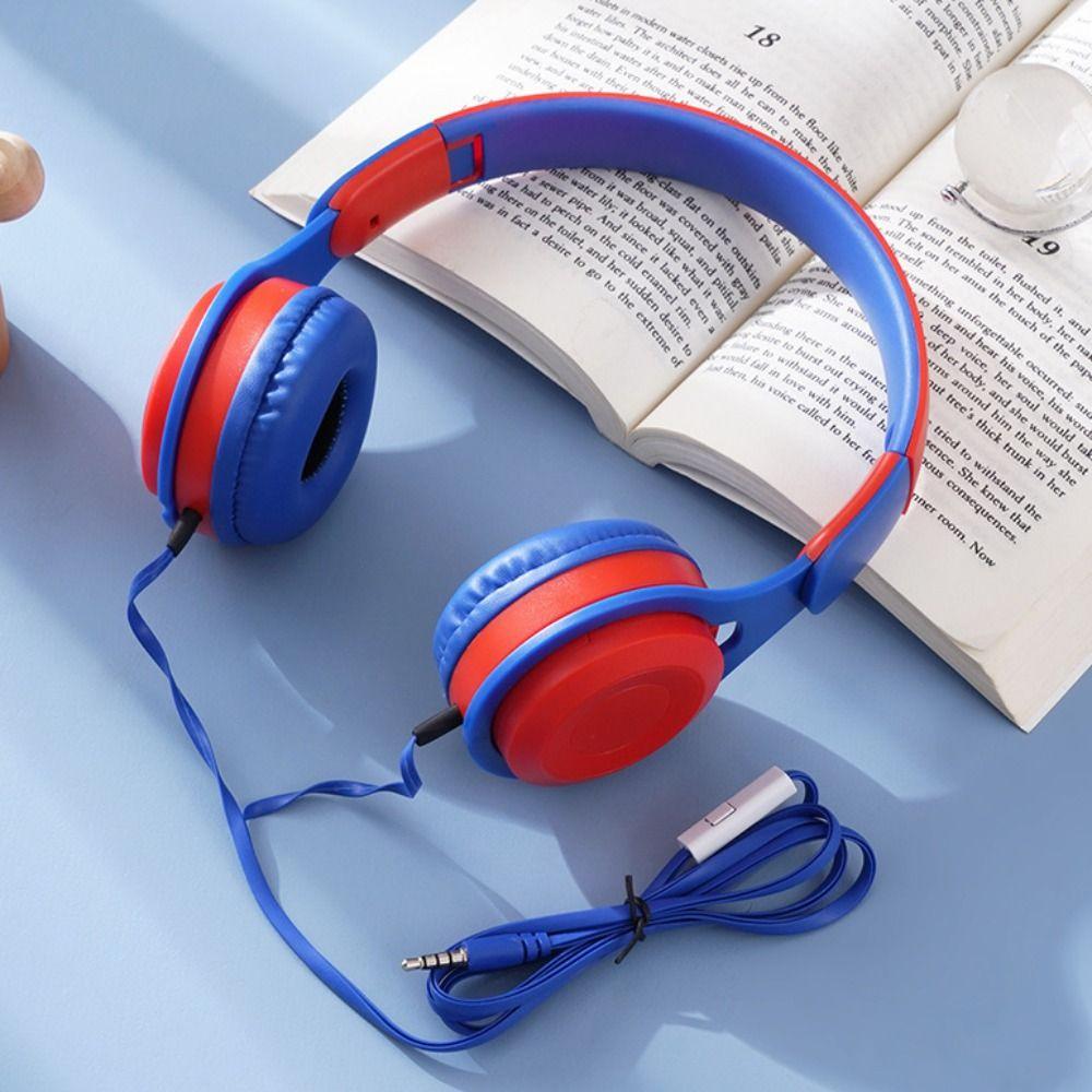 Folding Style Cellular Wired Headset Wired Wired Headworn Earphones Computer