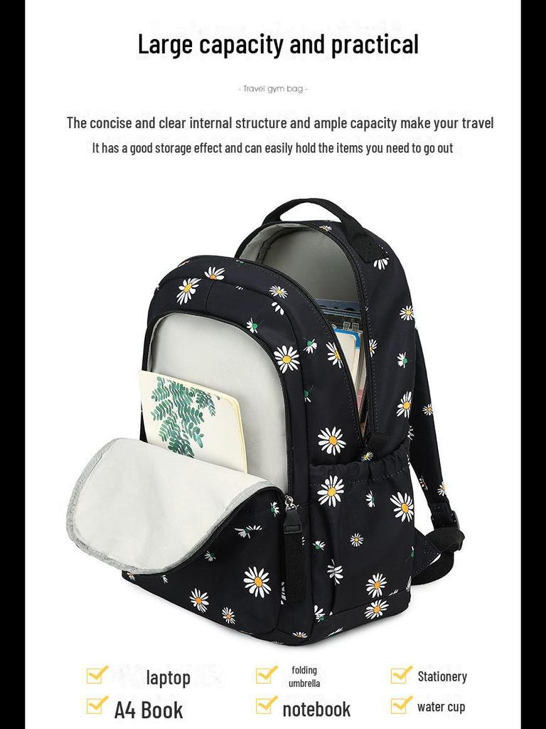 2024 Lightweight Large-Capacity Backpack for Junior/Senior High School Girls