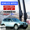 For BMW X3 E83  2004-2010 Car Windshield Wiper U-type Soft Rubber Frameless Bracketless Car Wipers 22"+20"