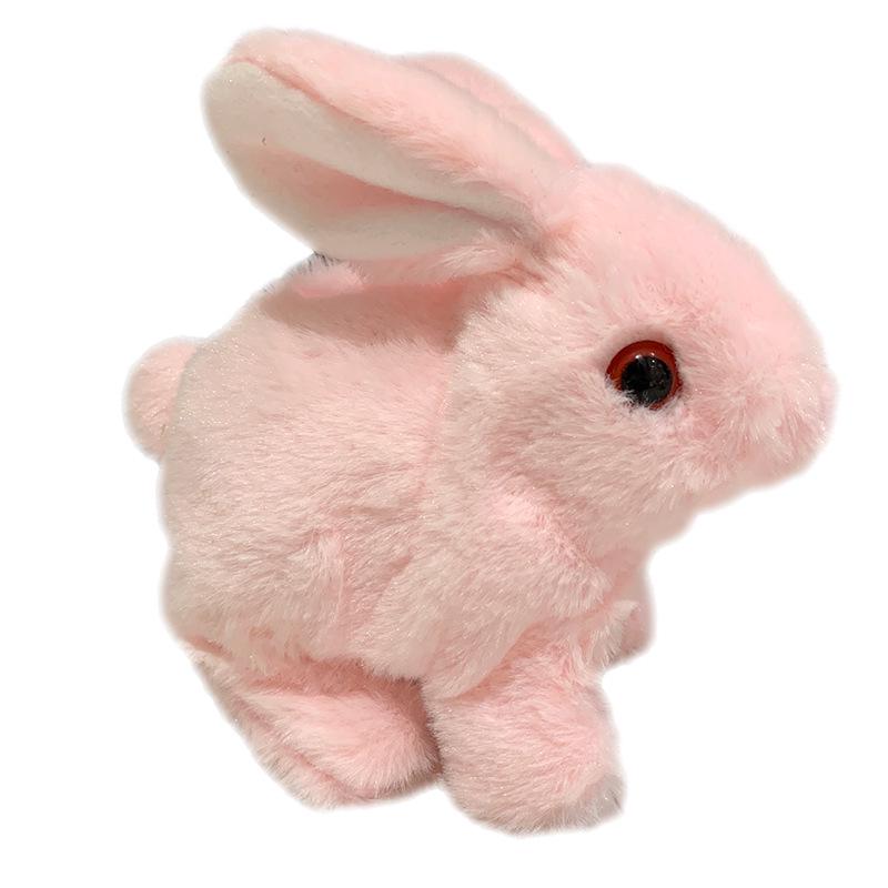 Милая длинношерстная плюшевая мультяшная кукла-кролик для детей