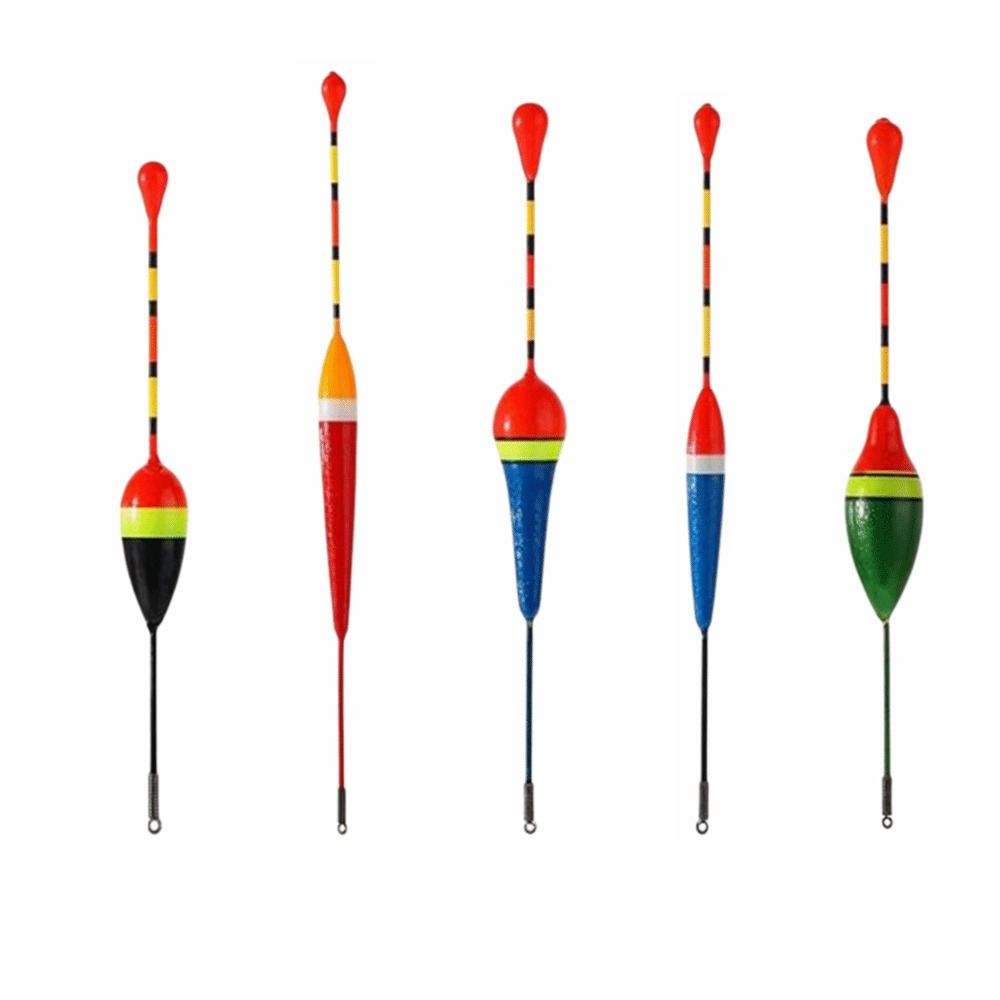 10PCS Oval-shaped Fishing Float Foam Fishing Slip Float Portable Fishing Bobber  Trout Fishing