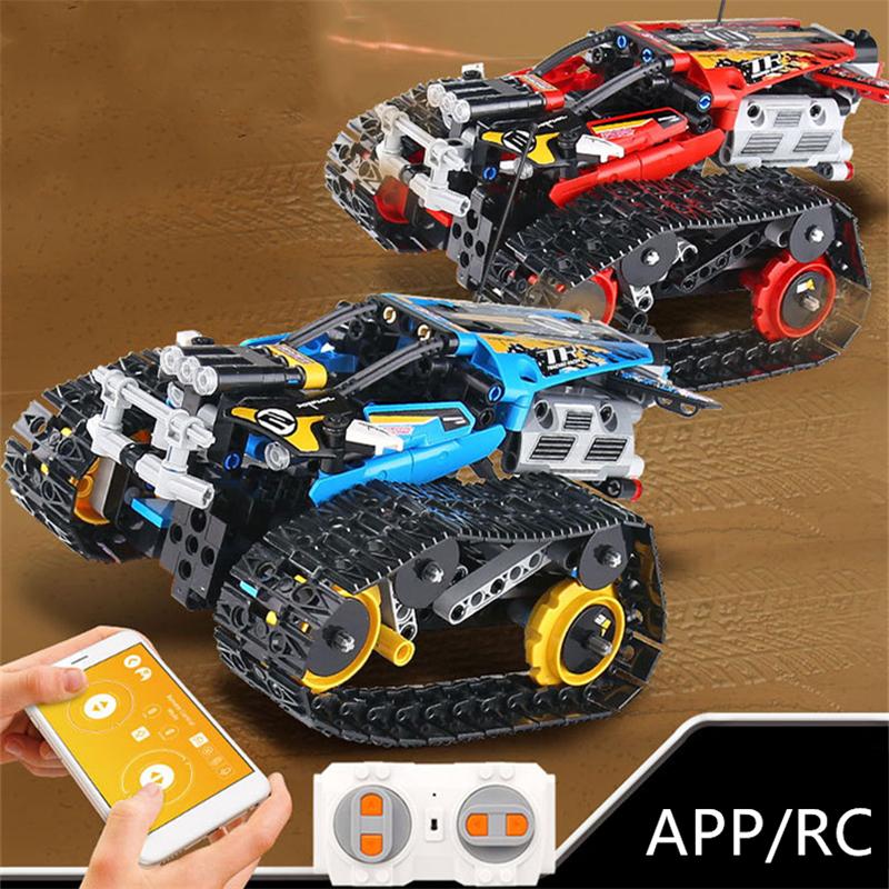 MOULD KING Программа приложения RC внедорожник электрические строительные блоки модель автомобиля технические игрушки с дистанционным управлением детские кирпичи подарки для мальчиков