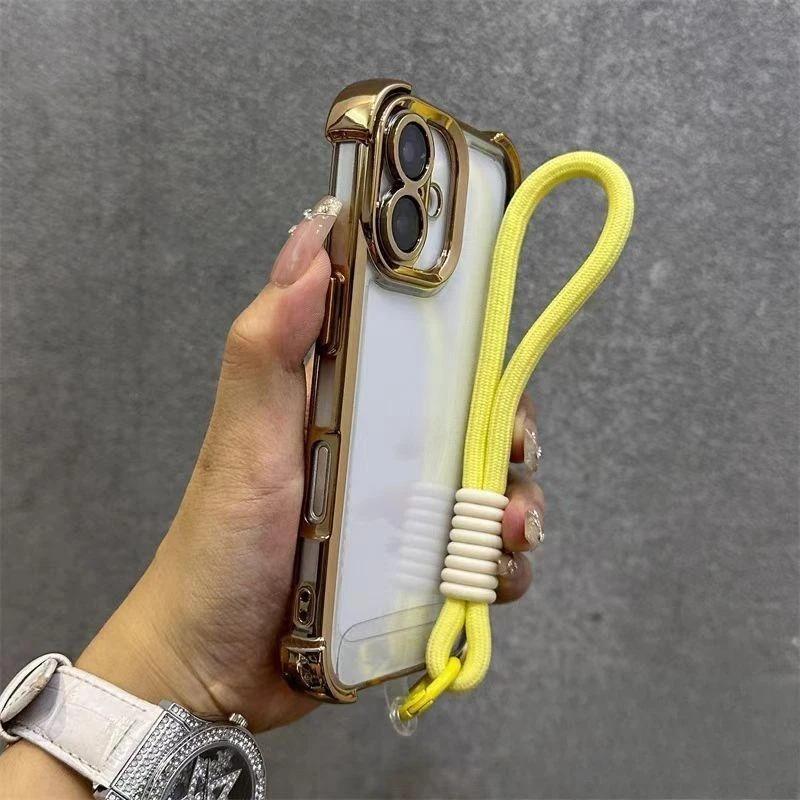 For Honor X8C X9C X7C X7A X9A X9B X7B GT Pro Power 50 Pro SE Magic 7 6 Lite 5 4 Pro Frame Casing With Strap Rope Soft Cover