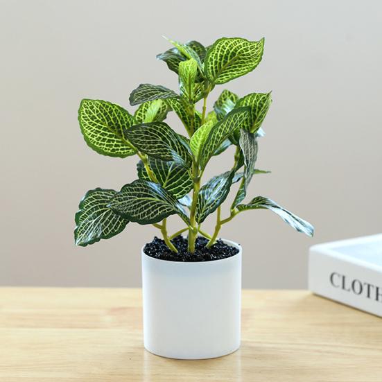 Искусственное растение бонсай, неувядающее украшение, изысканные детали, изысканное маленькое дерево, имитация горшечного растения для дома