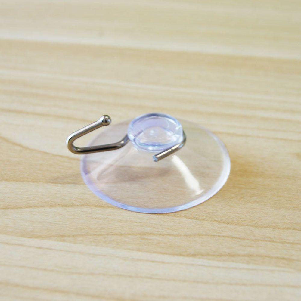 10Pcs/set Bathroom Wedding Supplies Rubber Hangers Clear Sucker Suction Cup Wall Hook Transparent