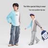Zuoxi Boys' 2026 Spring Gradient Long-Sleeve T-Shirt