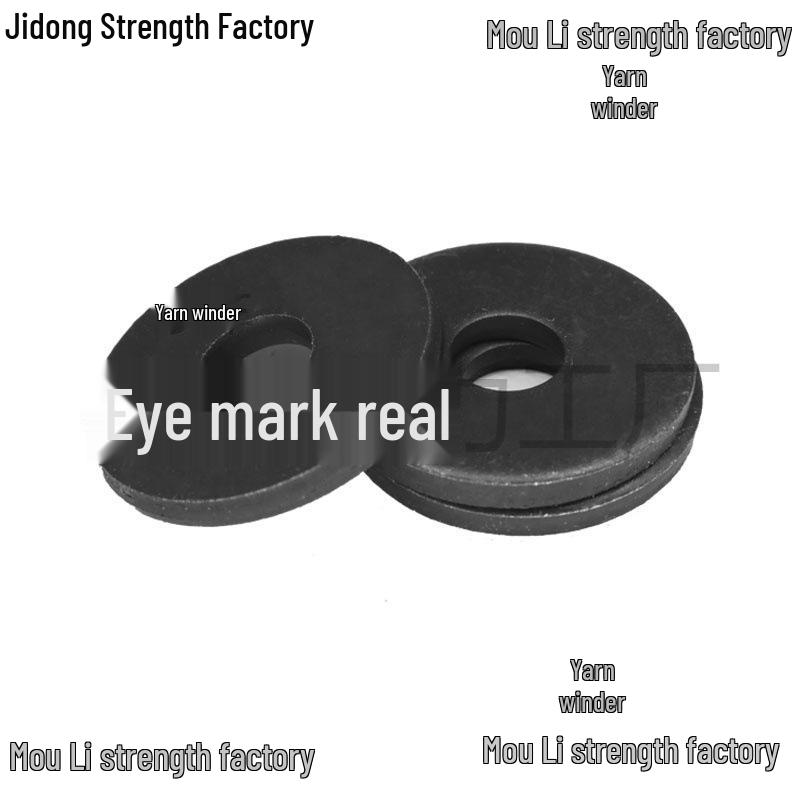 Black Oversized Thickened Round Metal Flat Washer Spacer for Home Use