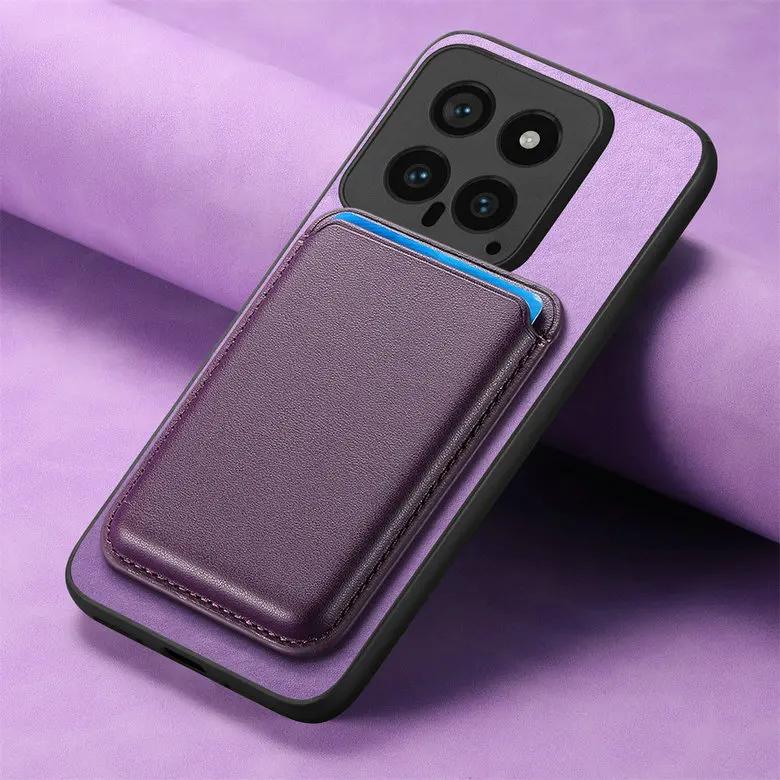 Для Magsafe Magnetic Leather Case для Xiaomi 14T Pro 14 T 13T 14ultra Magnet Detachable 2 In 1 Wallet Card Pocket Cover для Mi 14Tpro 13 T Pro