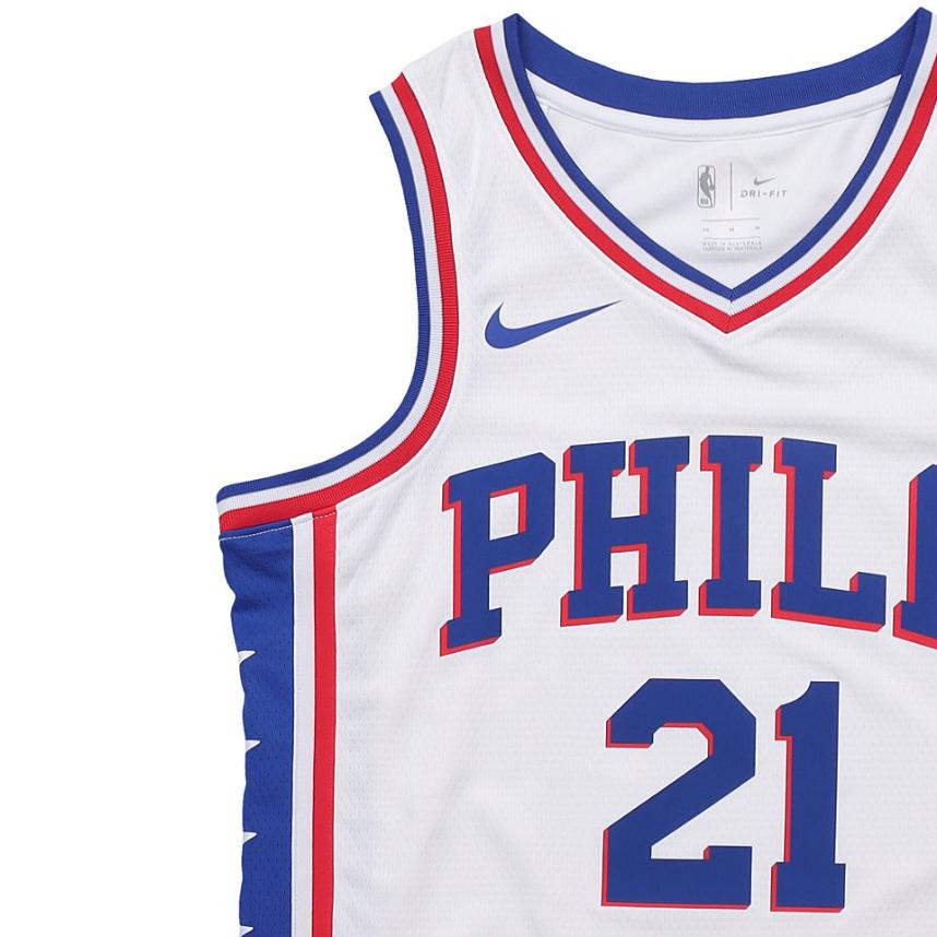 Nike Мужская баскетбольная майка NBA Белая CJ7677-103
