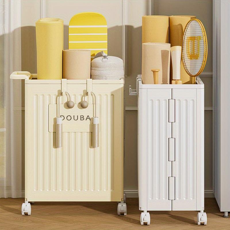 1 шт. корзина для хранения коврика для йоги, трубка для хранения фитнес- и спортивного оборудования, бытовой органайзер на колесиках