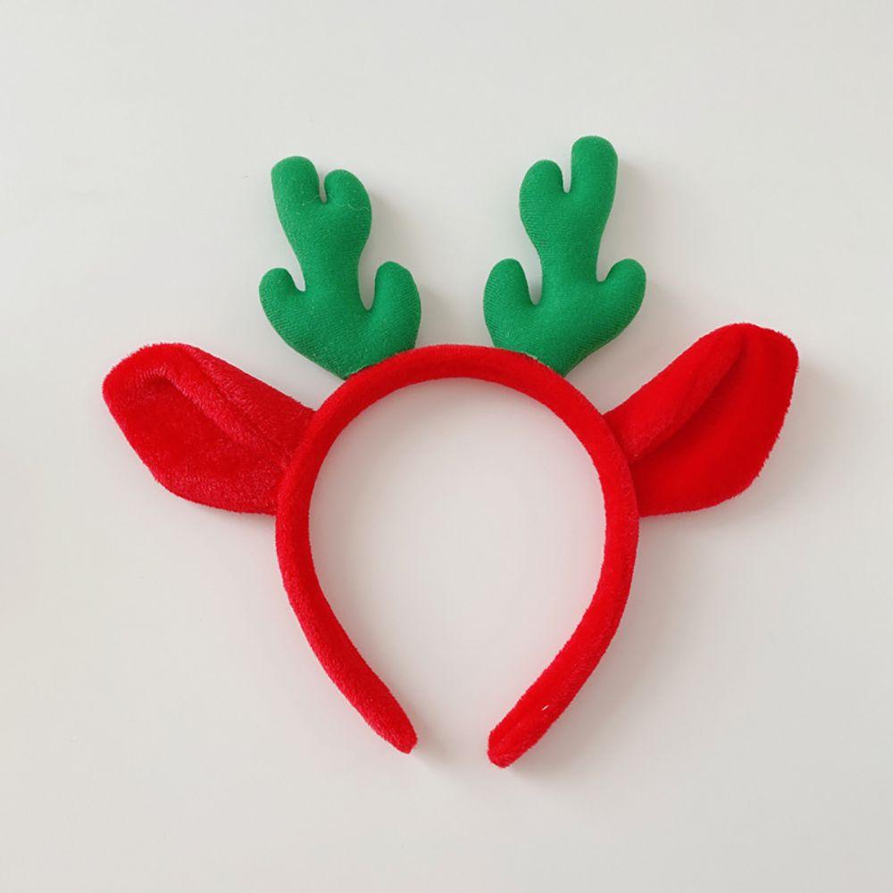 Female Cloth Make Up Antler Headband Korean Style Head Hoop Hair Accessories Women Hair Band