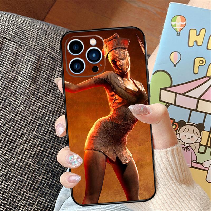 Чехол для телефона 'Медсестра из Silent Hill' Для iPhone 15 13 12 11 14 16 Pro Max X XR XS Чехол Для iPhone 15 12 13 Mini Plus Обложка