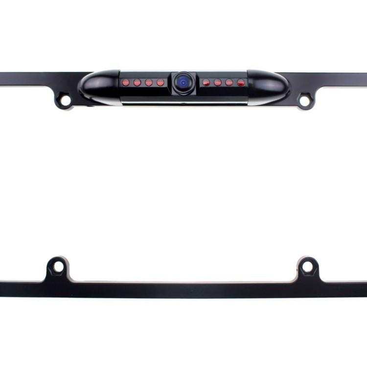 High-Definition Infrared Night Vision Rearview Camera with US License Plate Frame