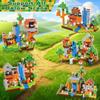 Magnetic Building Block Bricks Toy Mine Stacking World DIY Creative Architecture Model Set Educational Kids Gifts for Boy Girls