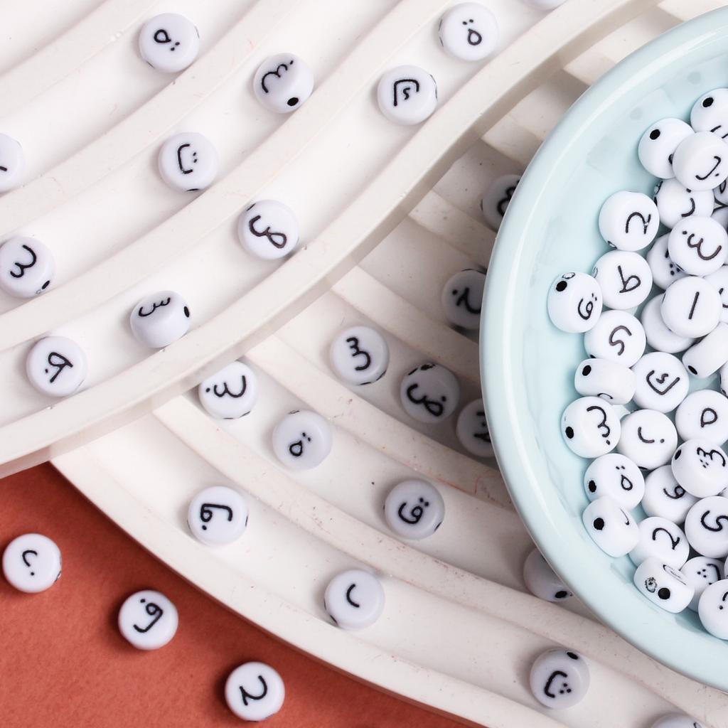 6,5 мм бусины акриловые ручной работы круглые подарки своими руками арабские модные ожерелья ювелирные изделия 50 шт аксессуары браслет