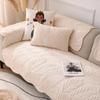 Зимний теплый чехол для дивана, универсальный утепленный чехол для дивана на четыре сезона, украшение для гостиной, комбинированная подушка для дивана, нескользящая мебельная пыль