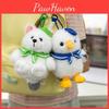 Fox Cute Scarf Seagull Cartoon Animal Plush Doll Pendant For Decoration Bag