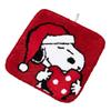 Коврик многоцелевой Senko Snoopy Счастливого Рождества, Прибл.. 38 x 38 см, Сердечные объятия, Красный, Персонаж Снупи 59177