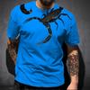 Animal Scorpion 3D Print T Shirt New Fashion Short-Sleeved Hip-Hop T-shirt Streetwear Cool Plus Size T Shirts