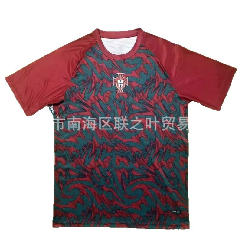 Mens Soccer Training Jersey Portugal 2026 Style CR7 B Leo Vitinha Short Sleeve Football Kit