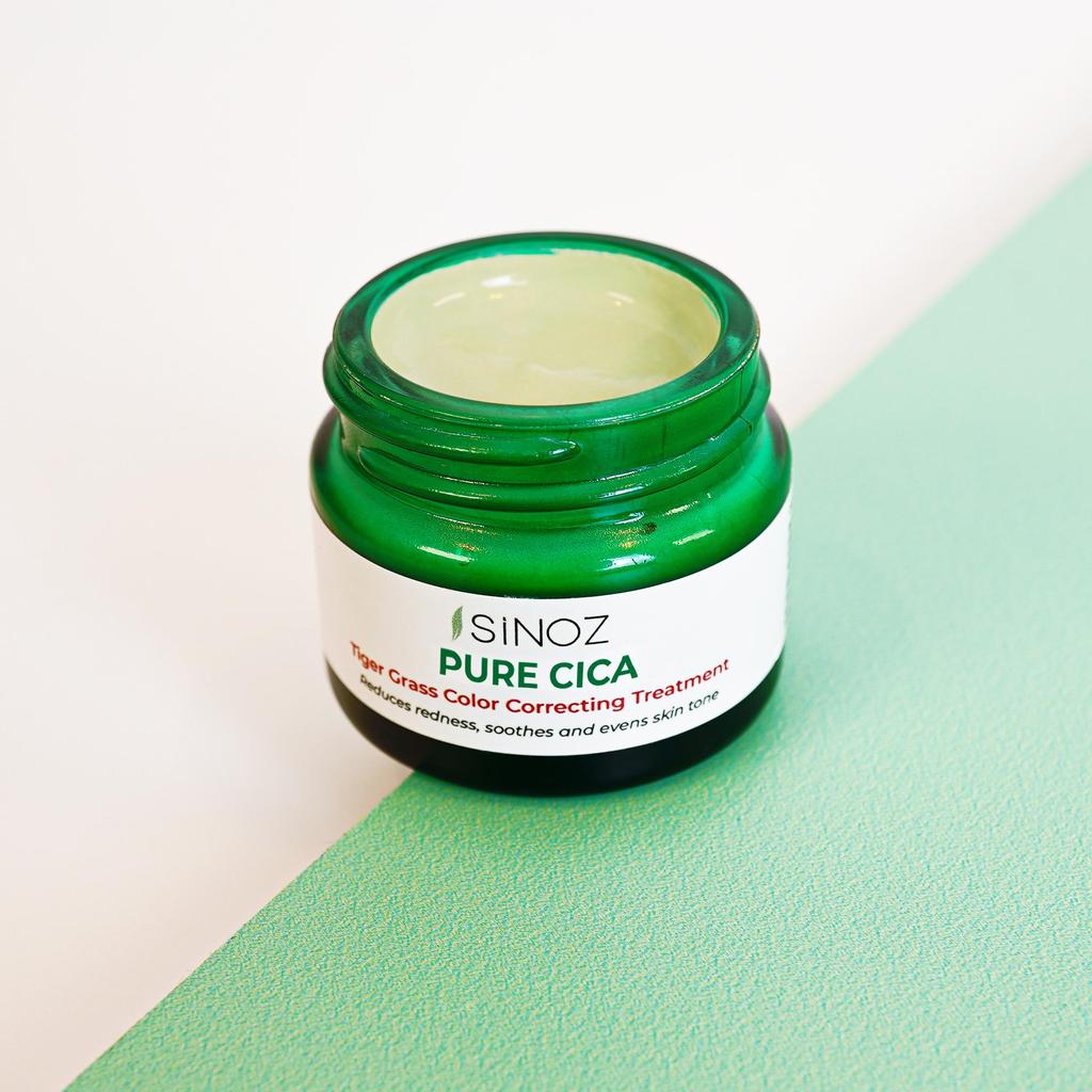 Sinoz Чистый Cica Тигровая трава Крем для коррекции цвета и восстановления – 15 мл