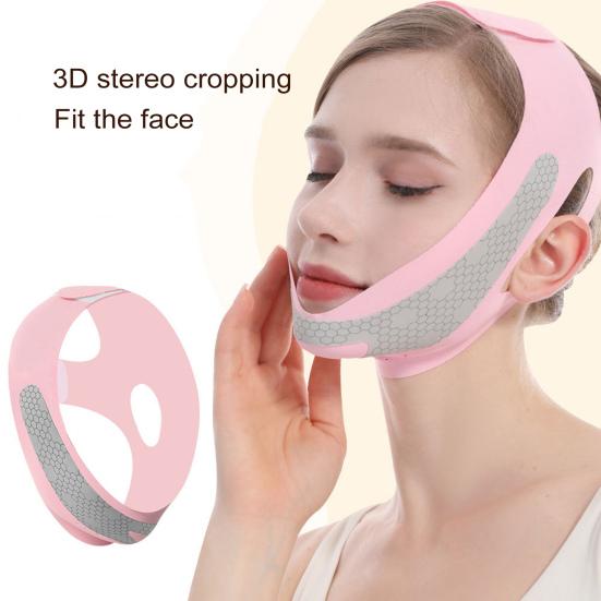 V-образный подтягивающий ремень для контурирования лица, укрепления кожи, впитывания, V-образный ремешок для лица, регулируемый, для устранения двойного подбородка, пояса для тонизирования лица