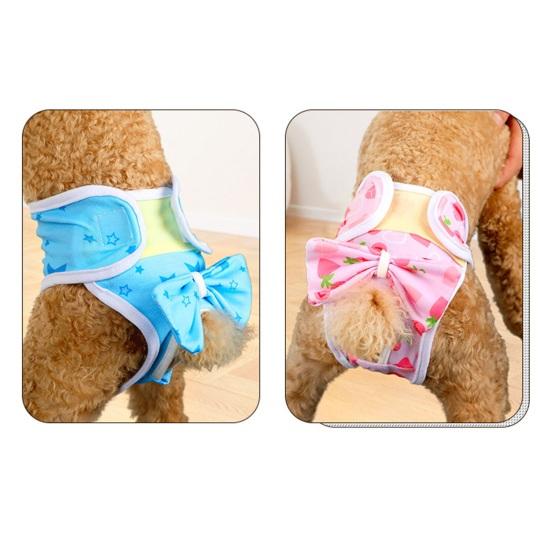 Dog Diapers Pet Physiological Pant Puppy Panties Washable Dog Underwear Breathable Pet Shorts for Female Dog In Heat