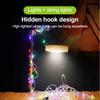 Solar 8 Mode LED Camping Light Belt, 10M Length Back Magnetic Hook Outdoor Waterproof Tent Decorative Light String