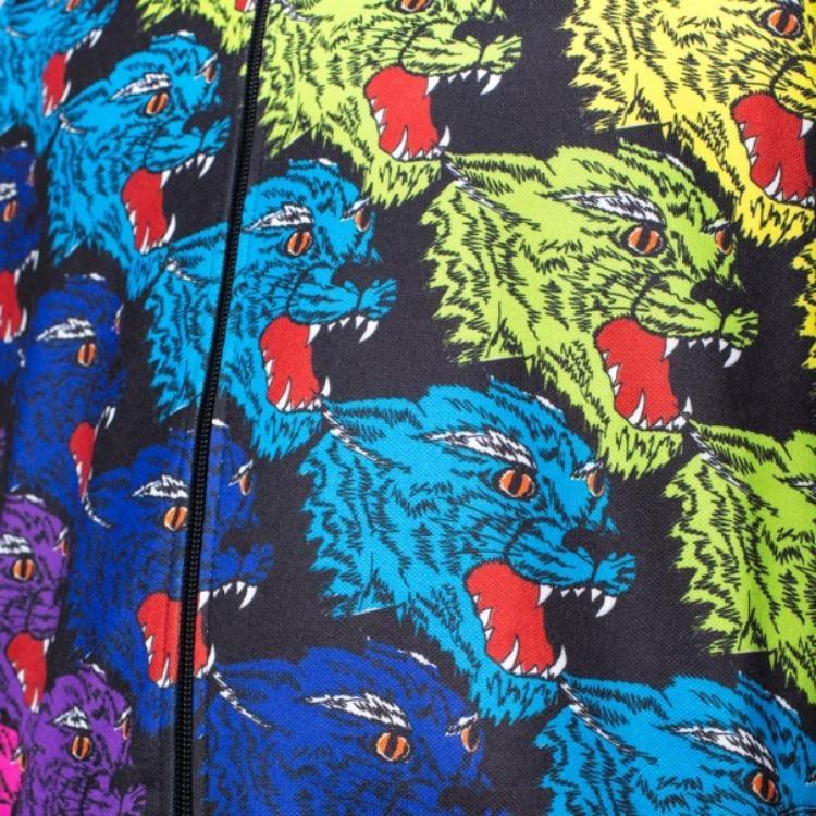 Gucci Panther Face Technical Jersey Jacket 'Multicolor' Men's 526577-X9X26-1082