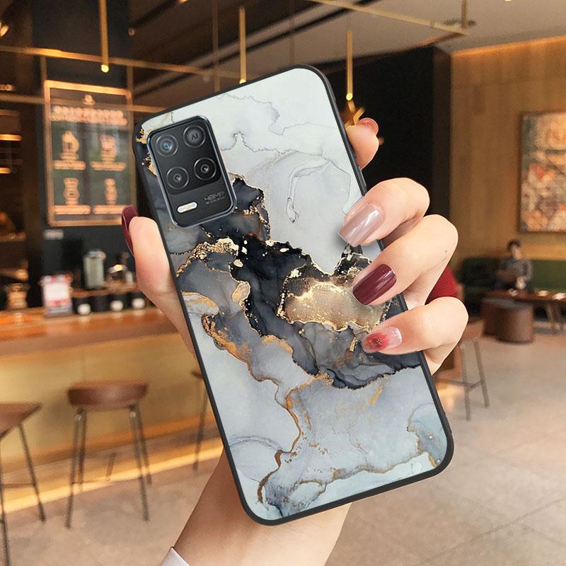 Чехол для телефона с синим мрамором для OPPO Realme 8 7 6 5 C3 C21 C20 C21Y C11 X50 X3 SuperZoom F19 A94 A74 A91 A53S A54 A15 A11