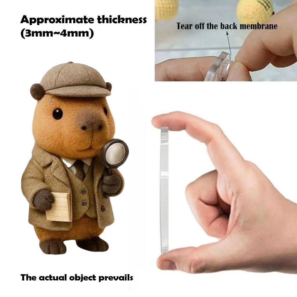 24 Days Christmas Countdown Calendar  Capybara 2D Acrylic  Capybara Ornament Countdown Calendar for Home Christmas Tree Car