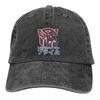 Washed Men's Baseball Cap Optimus Prime Classic Trucker Snapback Cowboy Caps Dad Hat Transformer Science Action Golf Hats