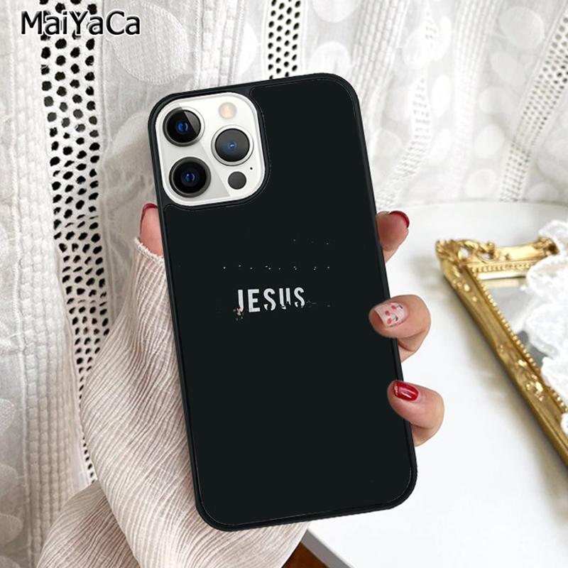 Библия Иисус Христос Христианские Цитаты Чехол для Телефона Для iPhone 17 Air 16 16e 15 plus 11 12 13 14 pro max coque