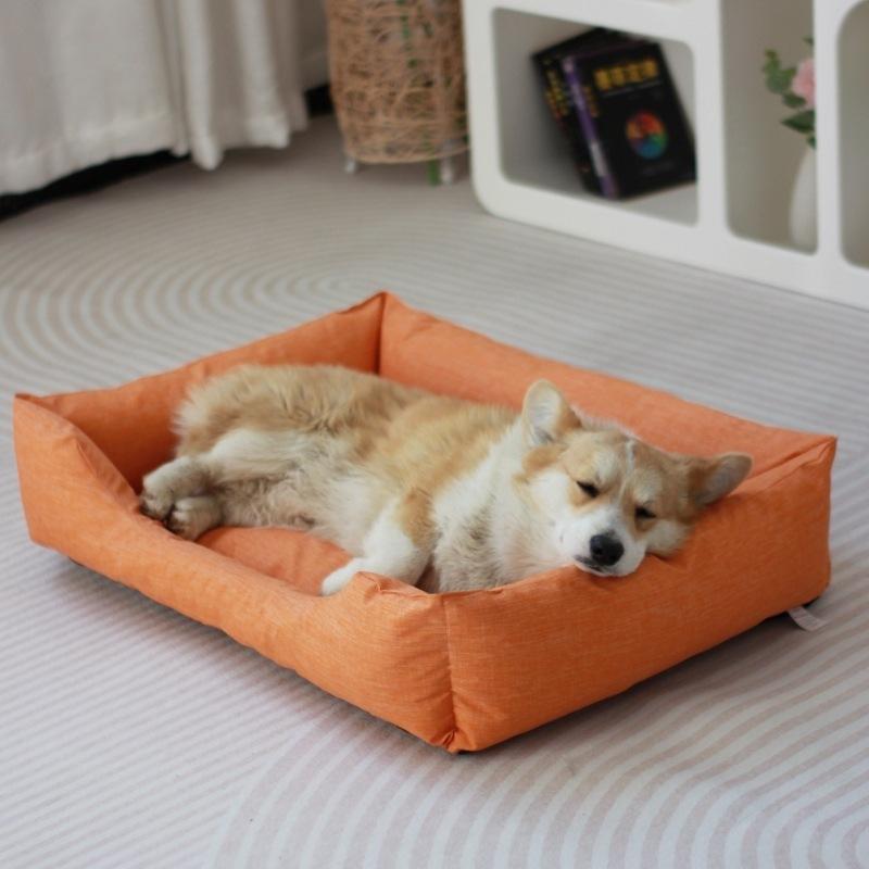 All Seasons Pet Bed Soft Breathable Dog Beds Sleeping Pad Dog Sofa Cushion Mat Kennel Products Pet Calming Dog Bed House