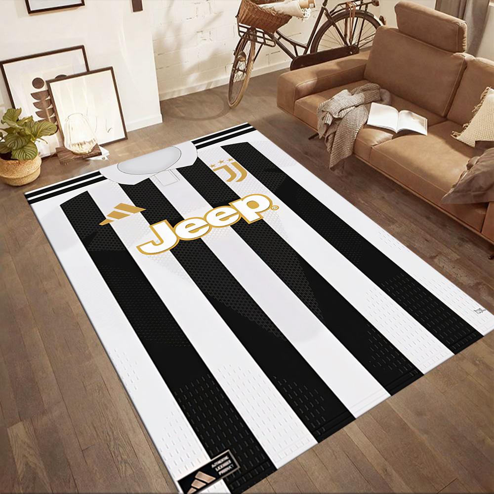 Juventus Area Rug Design For Balcony Study Room Hallway Foyer Antislip Rug Decorate Offices Perfect Gift For Womenmen